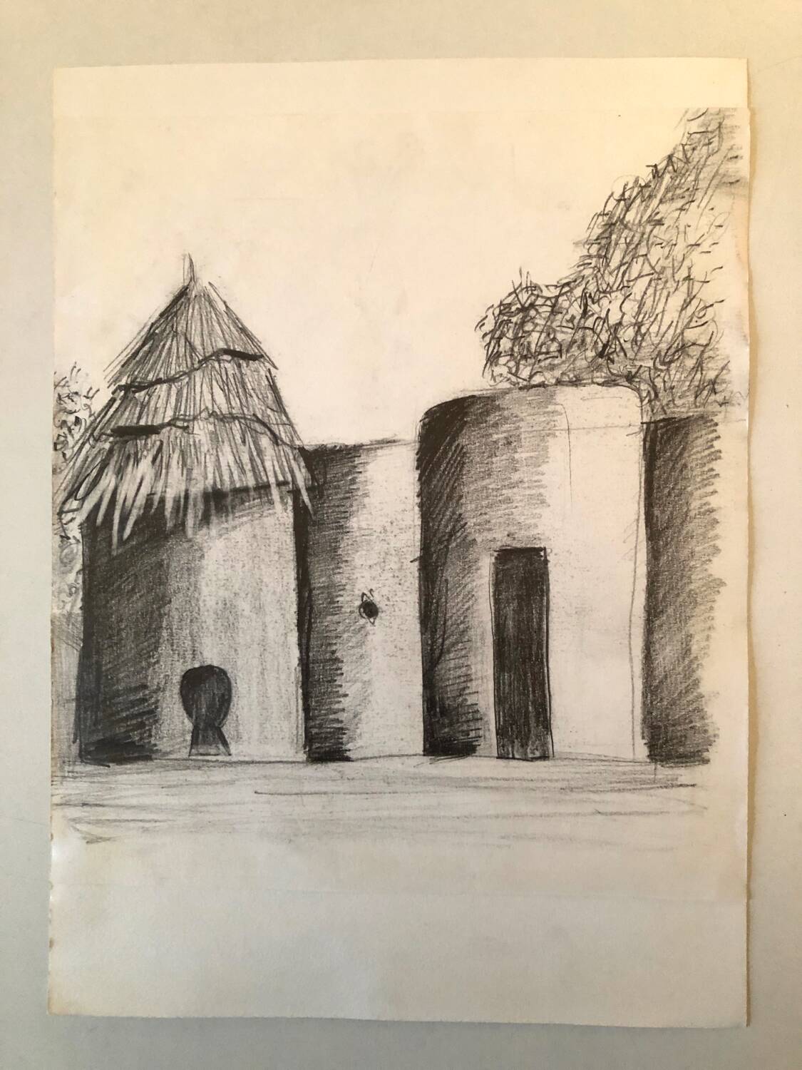 African Cases Drawing