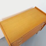 Vintage wooden chest of drawers from the 50s 60s