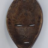 Dan Mask - Black Patina Wood - Ivory Coast, Jean Redor Collection