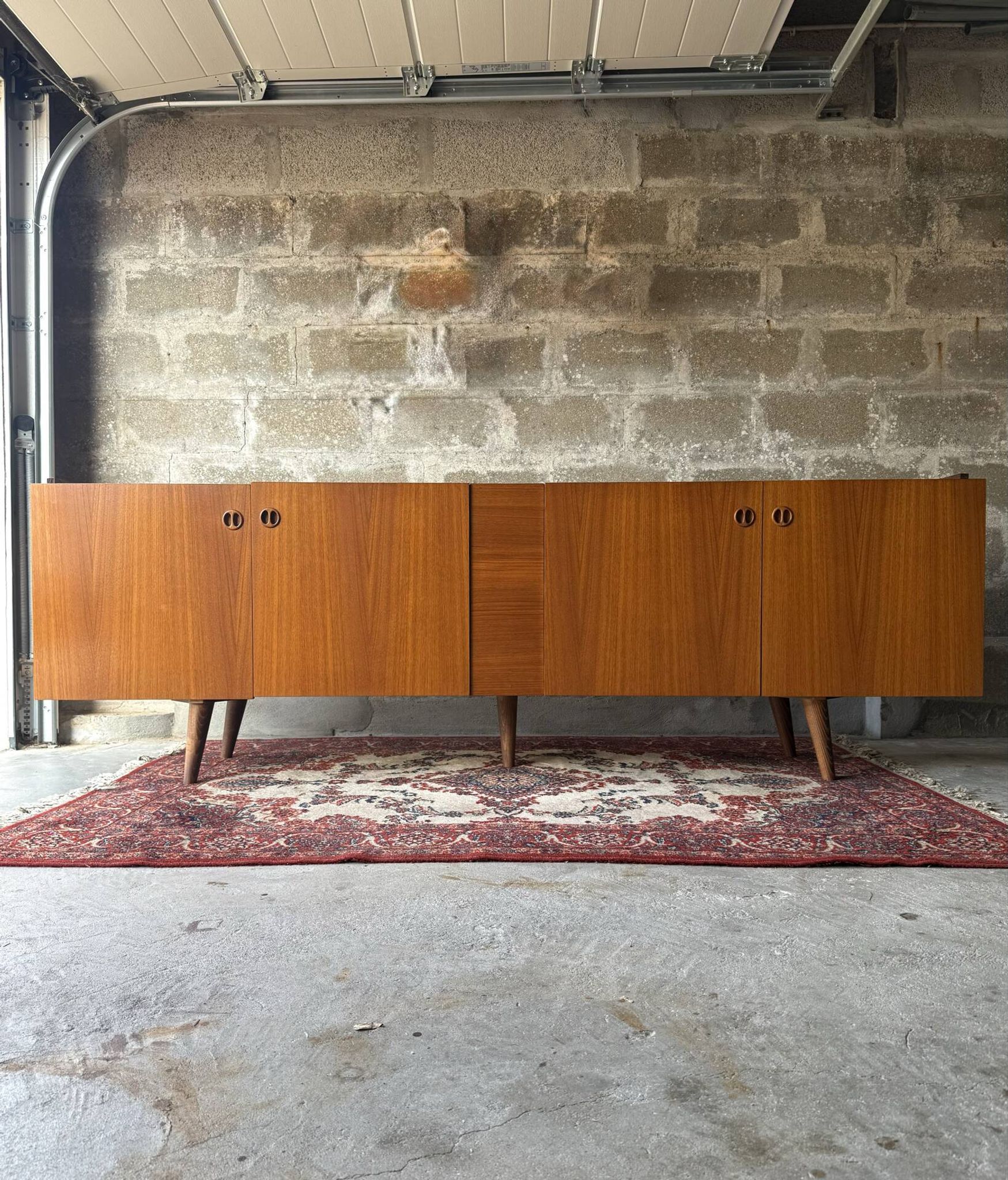 Enfilade vintage scandinave en teck, 1970