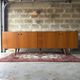 Vintage Scandinavian teak sideboard, 1970.