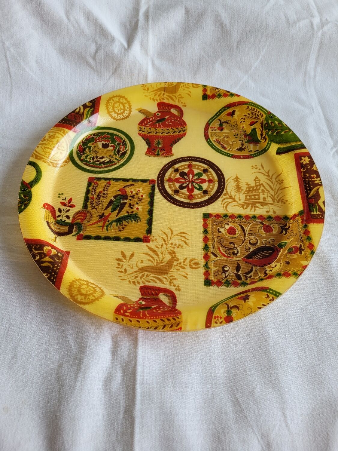 Yellow toptop with fiberglass patterns