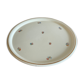 Pie dish pattern small roses