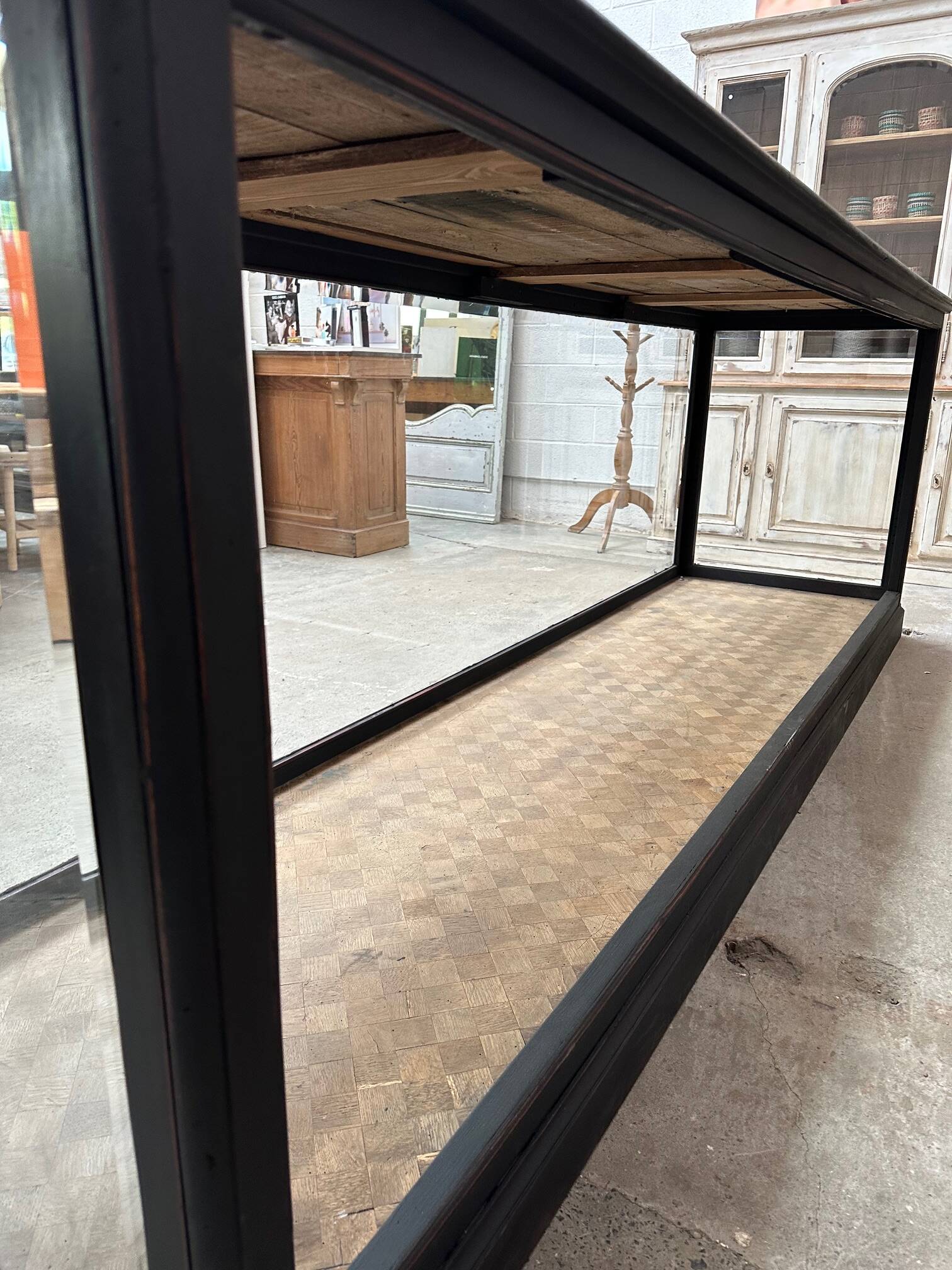 Grand comptoir vitrine de présentation début XXème | Selency