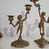 Cherub candlesticks