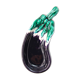 Eggplant cup in slurry by Albert Ferlay in Vallauris, 1950