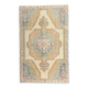 1970s vintage Turkish hand-knotted area rug 135x212