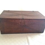Coffret en bois style art populaire