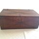 Coffret en bois style art populaire