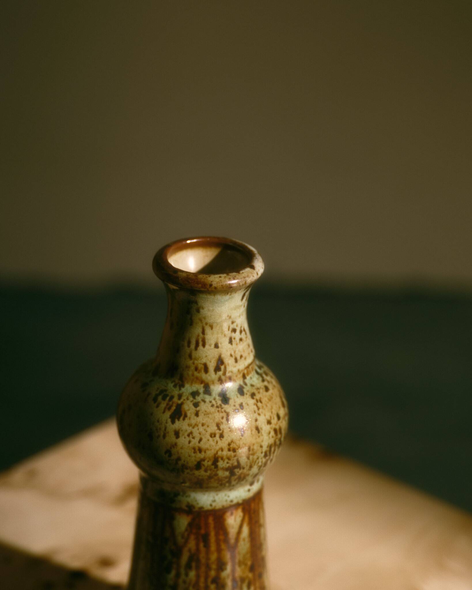 STONEWARE VASE, JACQUES POUCHAIN, 1960s