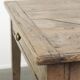 Antique French oak dining table for 6 to 8 people with a baguette drawer