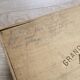 Old wooden box from the department stores of Bordeaux