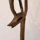 Trio antelope, gazelle and giraffe bronze and brass