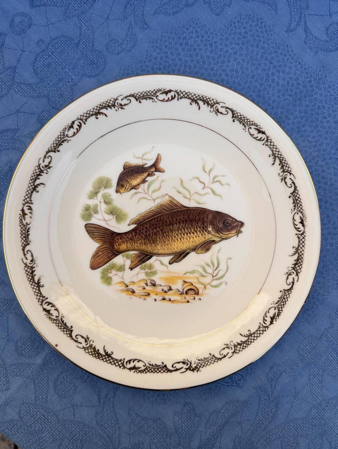 Vintage Fish Plates in Limoges Porcelain – Limoges Enamels