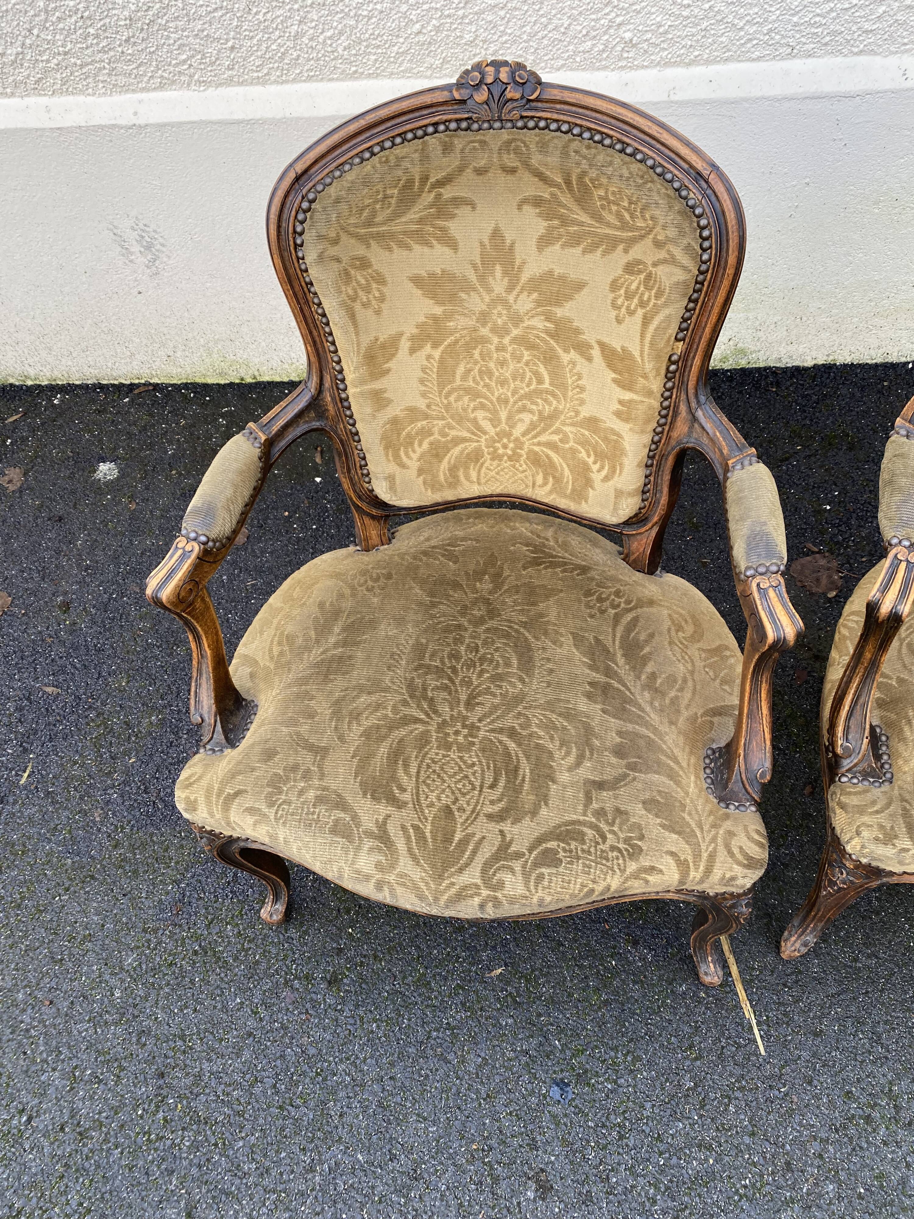 Pairs of armchairs