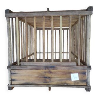 Cage oiseaux tout en bois n° 14