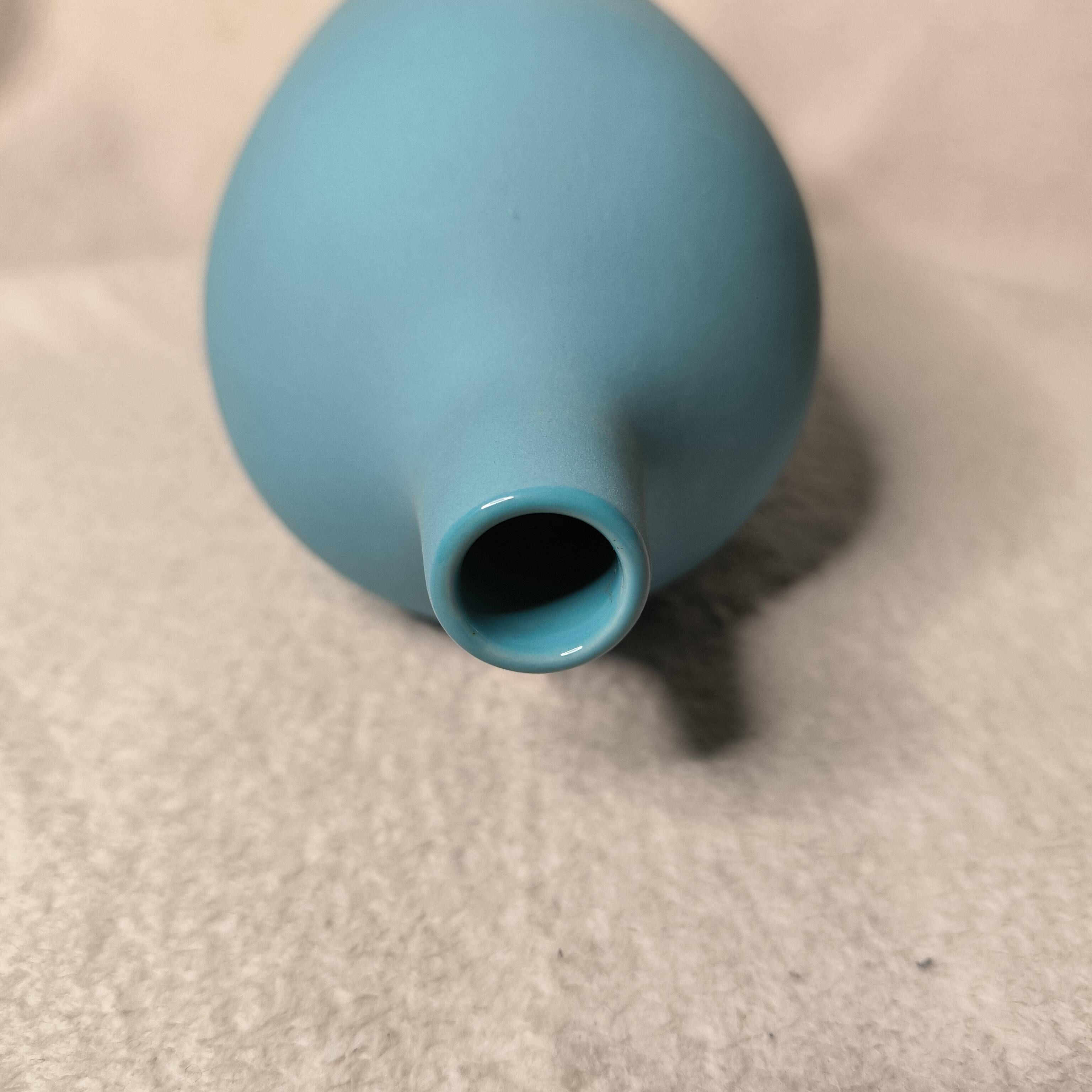 Blue Ceramic Vase Designed by Asa
