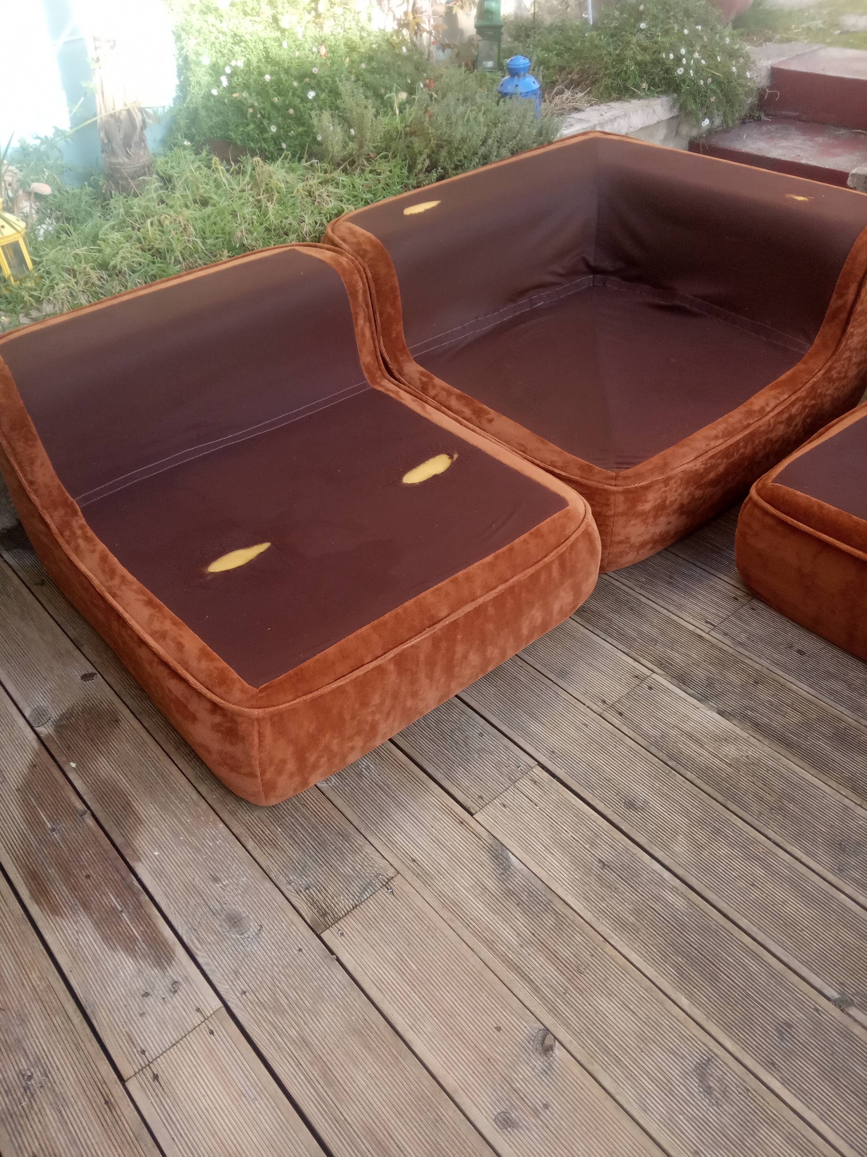 Vintage modular sofa 1970s