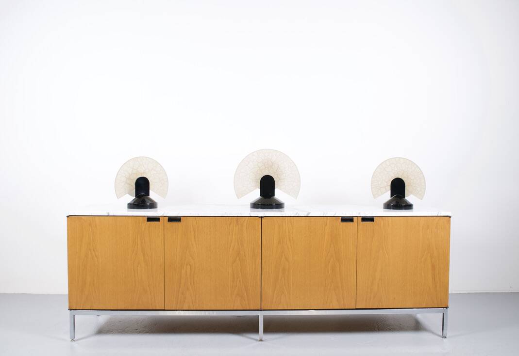 3 lampes italiennes modulables Murano années 80