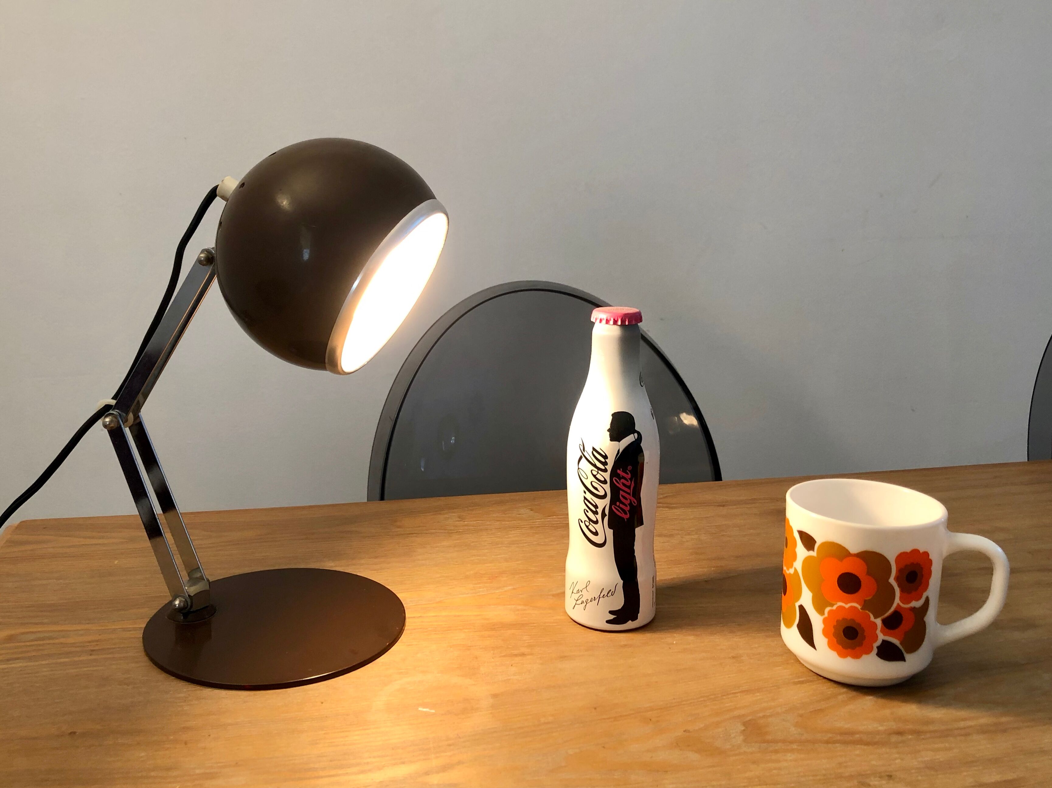 Eyeball Reggiani Italy 70s desk lamp