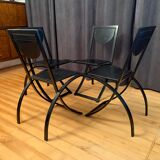 Set of four Sinus chairs by Karl Friedrich Förster, KFF, Germany, 1980s