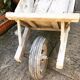 Decorative French Wooden Wheelbarrow