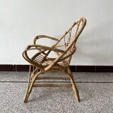 Children's rattan armchair