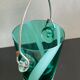Seau à glaçons verre coloré vert