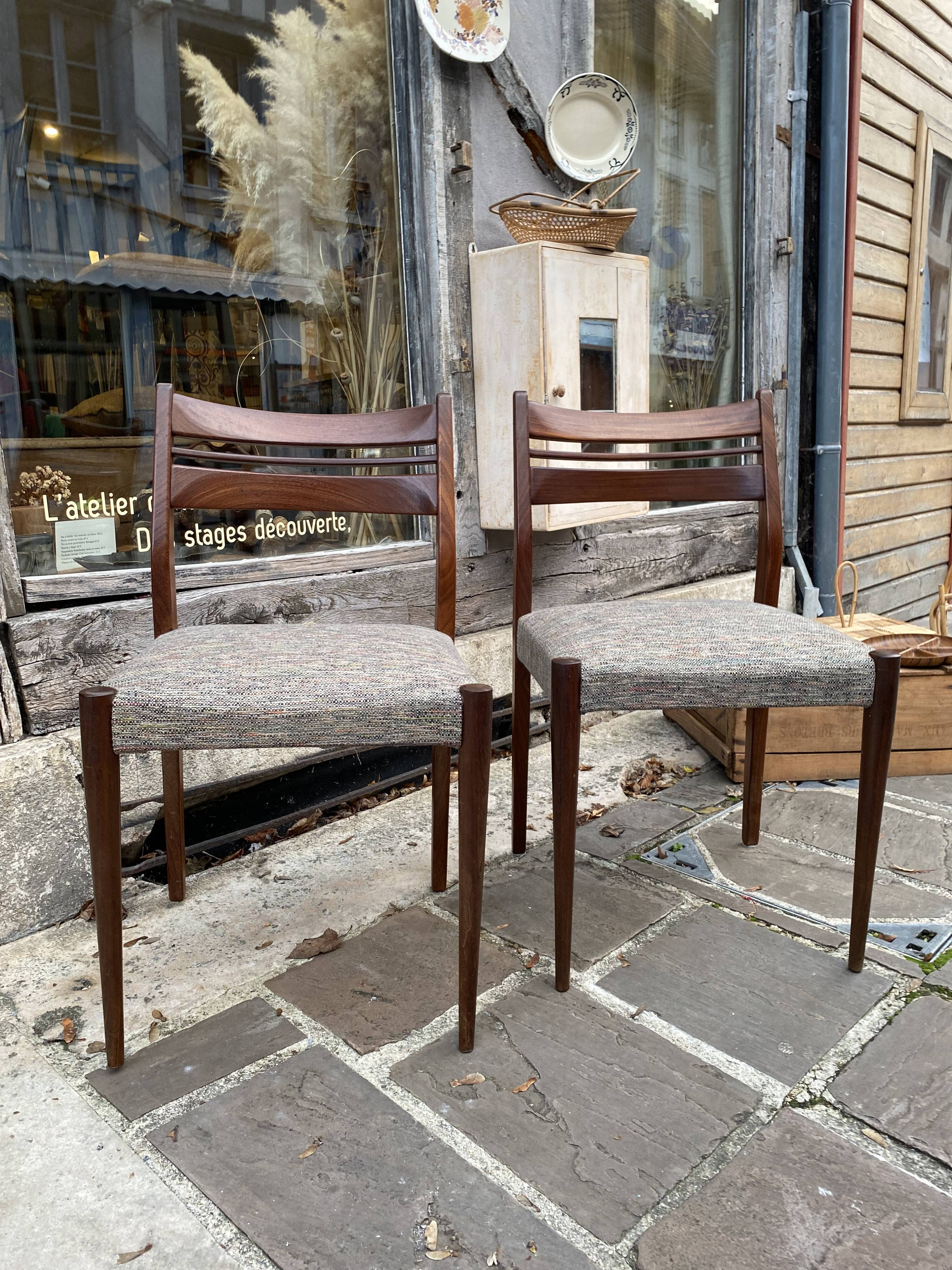 Paire de chaises Scandinave