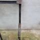 Old wrought iron marquee