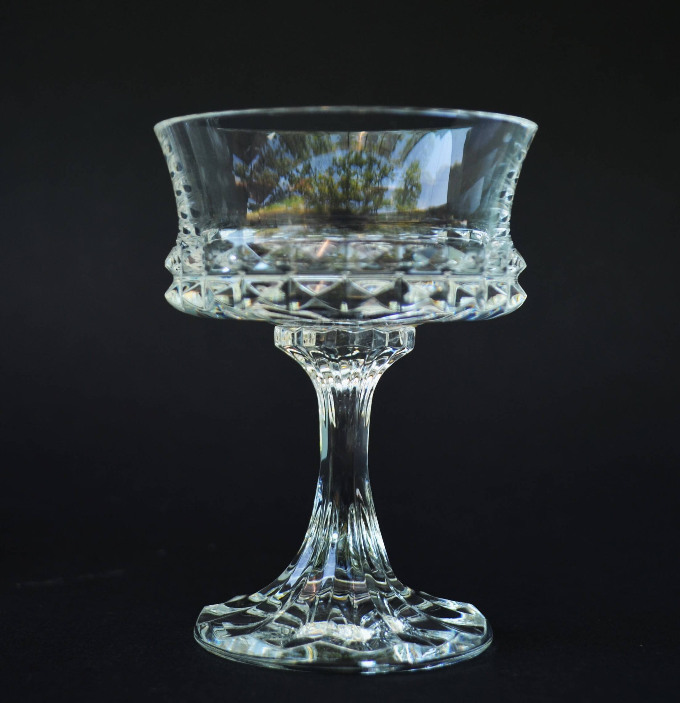 Villeroy & Boch Set of Lucretia 1970s liqueur glasses  Villeroy & Boch Lucretia liqueur set