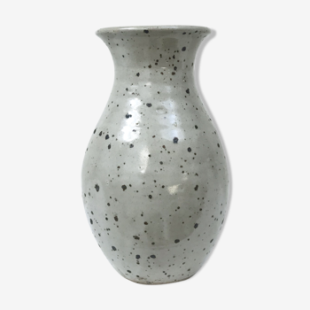 Vase en grès moucheté pyrité