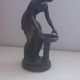 Neoclassical female statue - antique style - Antique bronze Wembley 27cm.