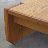 Solid elm coffee table