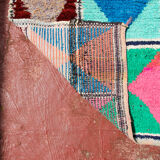 Boucherouite "taddert" rug 100x285cm