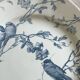 9 assiettes dépareillées en terre de fer bleue