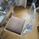 1970s dining room set in plexiglass, chrome and glass – ta