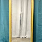 Antique mirror 150 x 65 cm Louis Philippe period. Gold leaf gilding. Very good condition