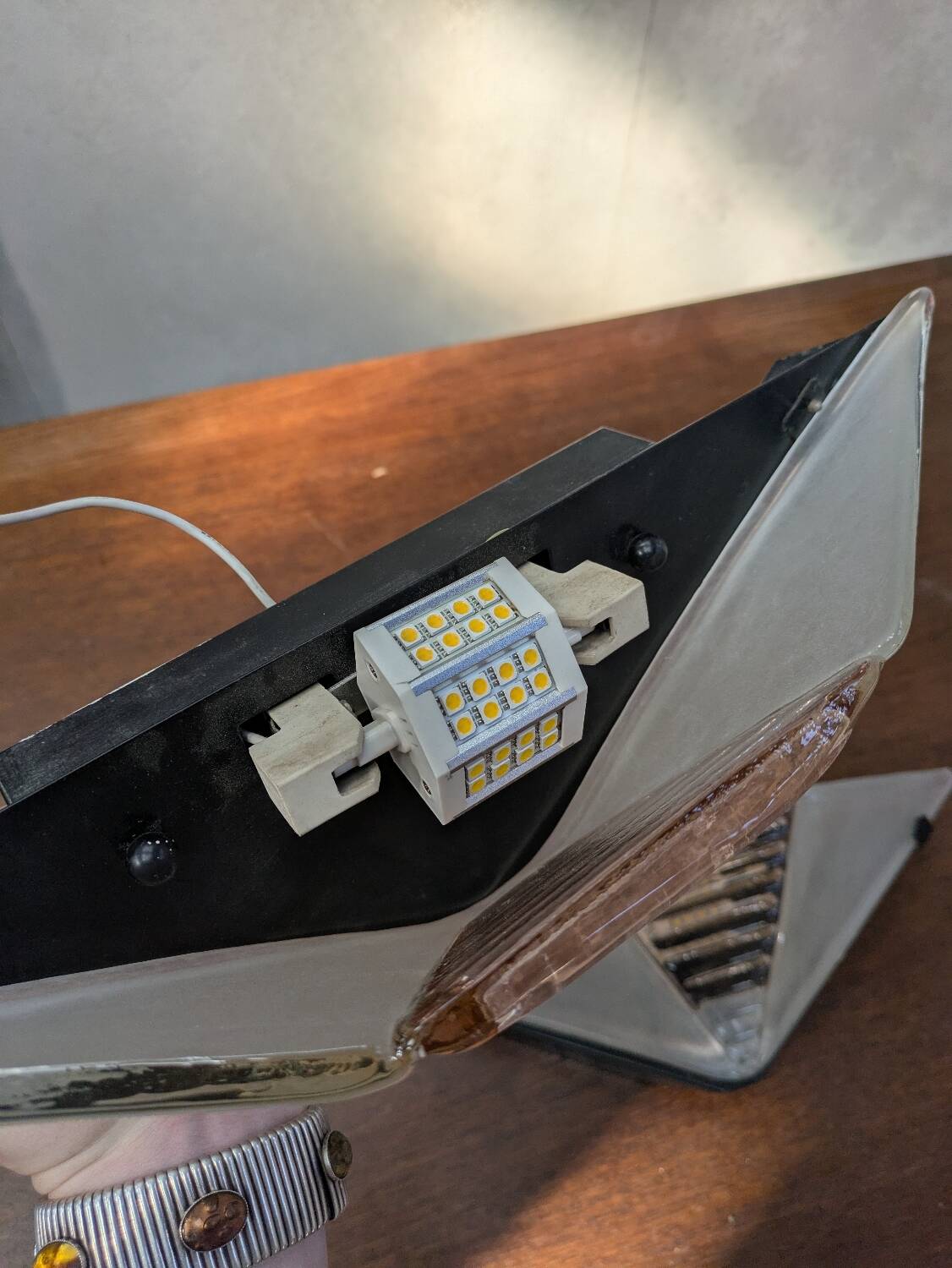 3 Murano wall lights