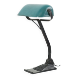 Art Deco Desk Lamp Notary Lamp Erpe Model 52 Bauhaus Green Enamel