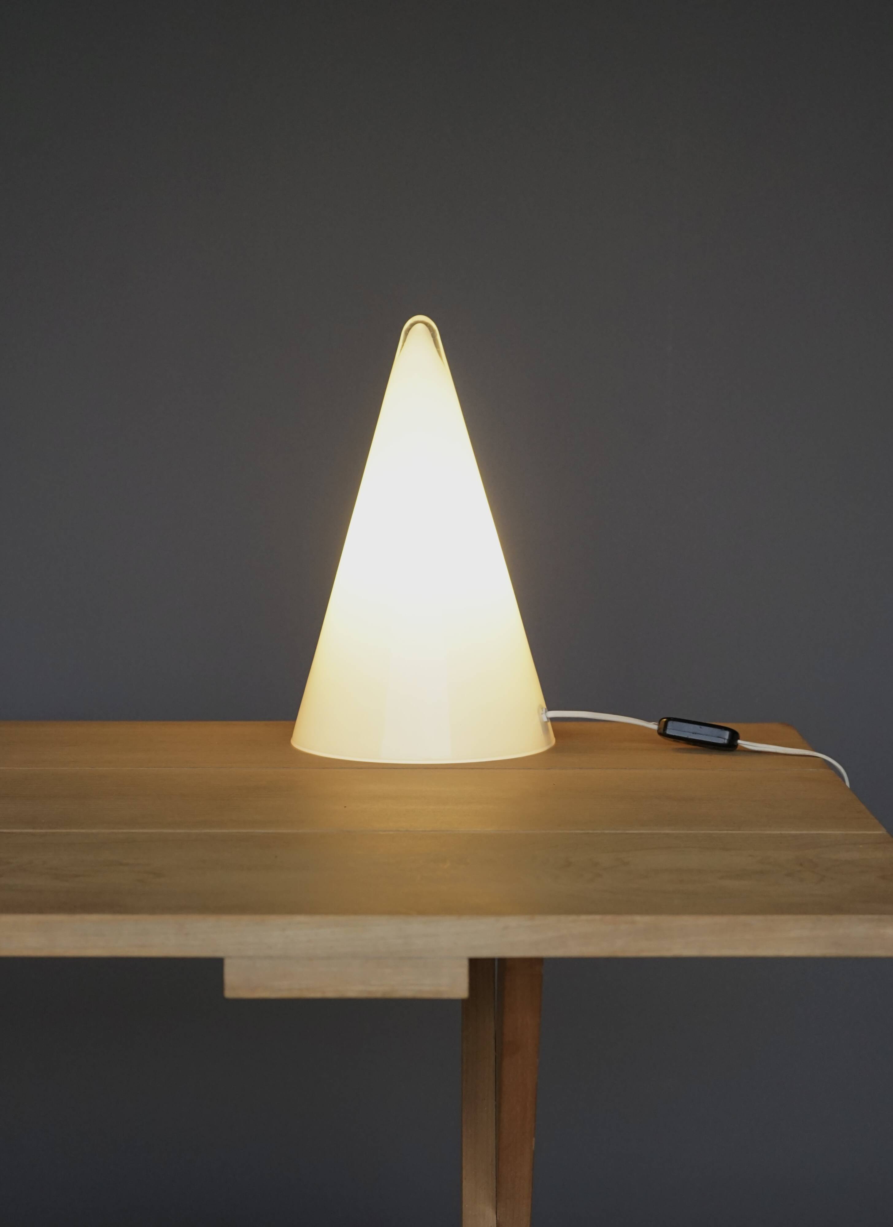 Lampe de table SCE en verre tipi XXL 37 cm