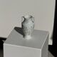 Small porcelain amphora from the Royal Lily of Limoges, limited edition, decorated.