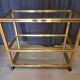 Pierre Vandel serving trolley in gold aluminum