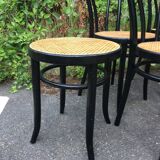 Chaises et tabourets  bistrot  cannage naturel zpm randomsko