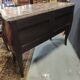 Commode sauteuse en marqueterie style Louis XV