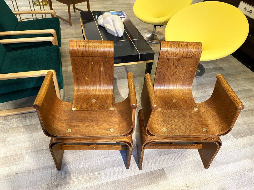 Tulip Design Bentwood Chairs