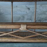 Vintage rattan shelf