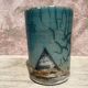 Handcrafted Raku ceramic vase