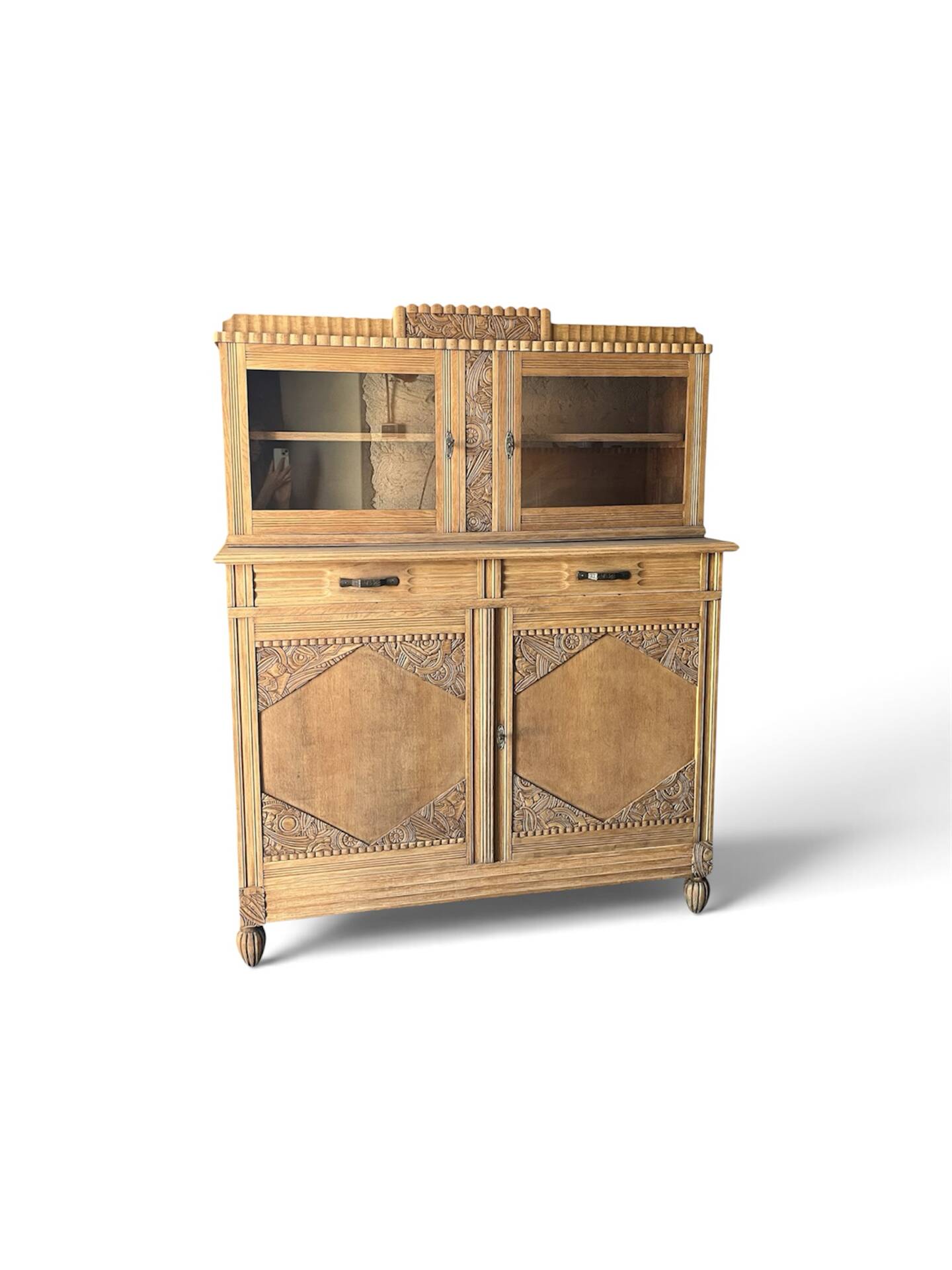 Buffet art déco deux corps 
