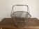 Country wrought iron harvest basket 1930
